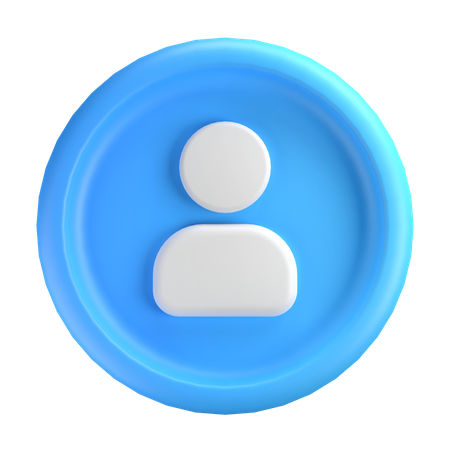 Profile  3D Icon