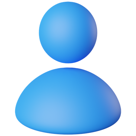 Profile  3D Icon