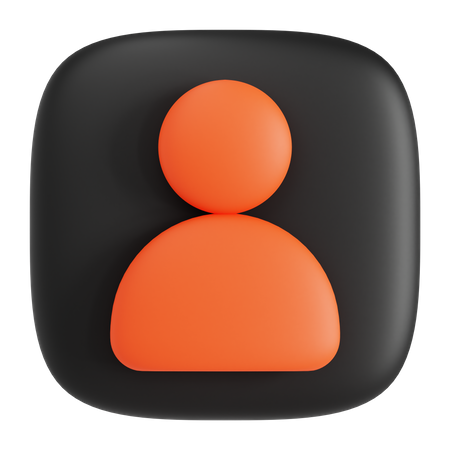 Profile  3D Icon