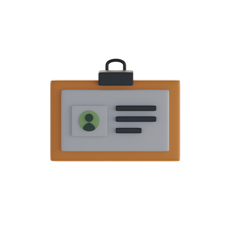 Profile  3D Icon