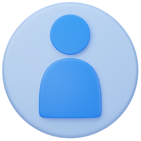 Profile  3D Icon