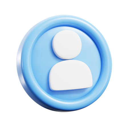 Profile  3D Icon