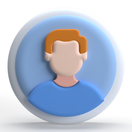 Profile  3D Icon