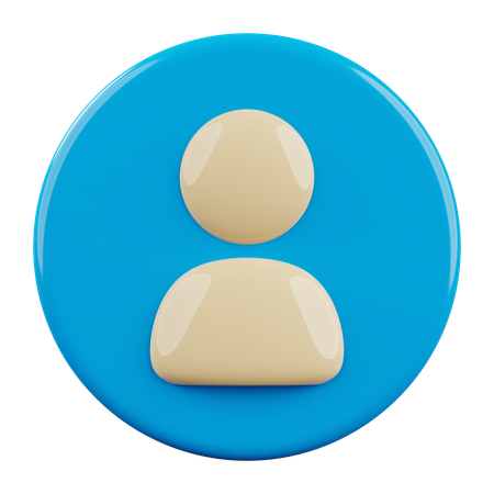 Profile  3D Icon