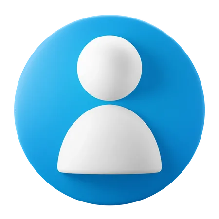 Profile Account Cute Minimal 3 D Icon Illustration 3D Icon