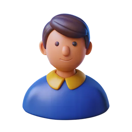 Profile Avatar  3D Icon