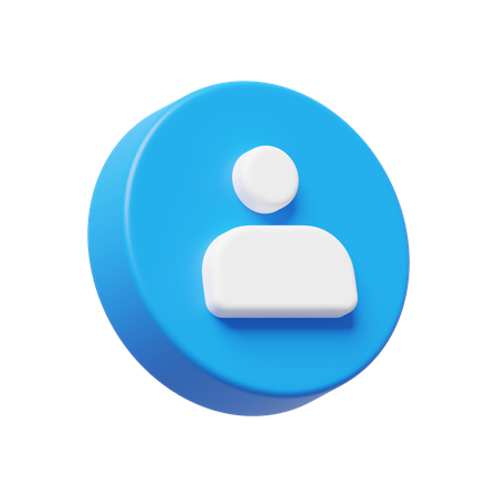 Profile Avatar  3D Icon