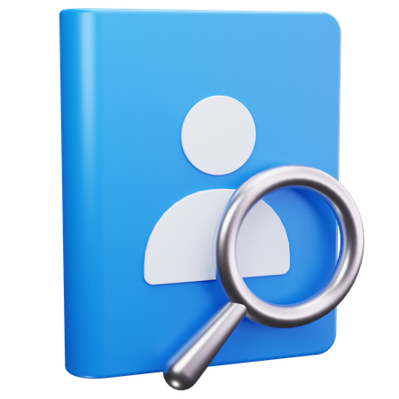 Profile Search  3D Icon