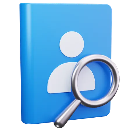 Profile Search  3D Icon