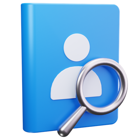 Profile Search  3D Icon