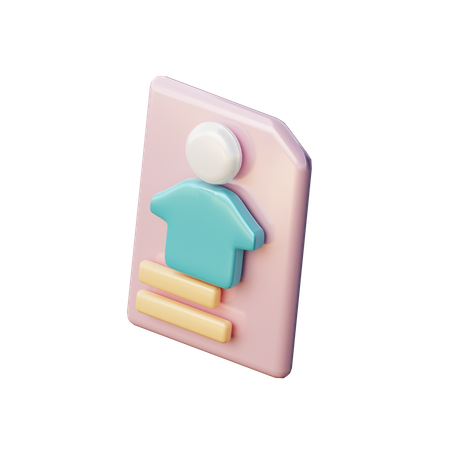 Profile Skill  3D Illustration