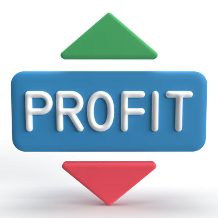 Profit  3D Icon