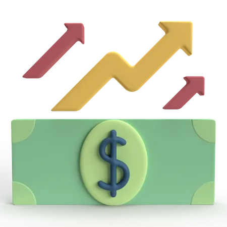 Profit  3D Icon