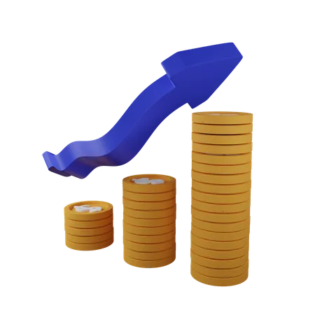 Profit  3D Icon