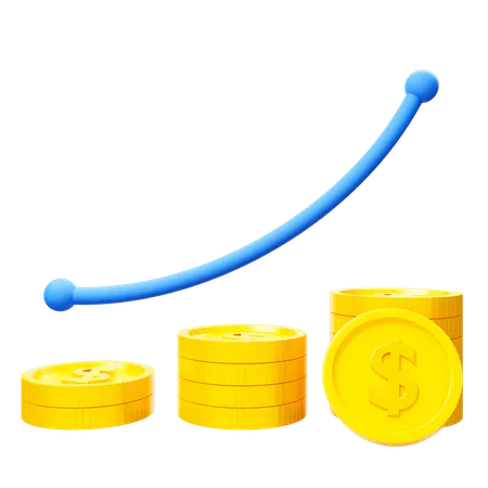 Profit  3D Icon