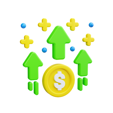 Profit  3D Icon