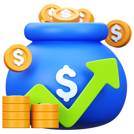 Profit  3D Icon