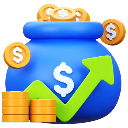 Profit  3D Icon