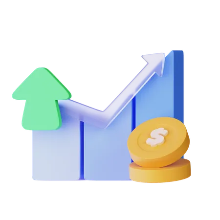 Profit  3D Icon