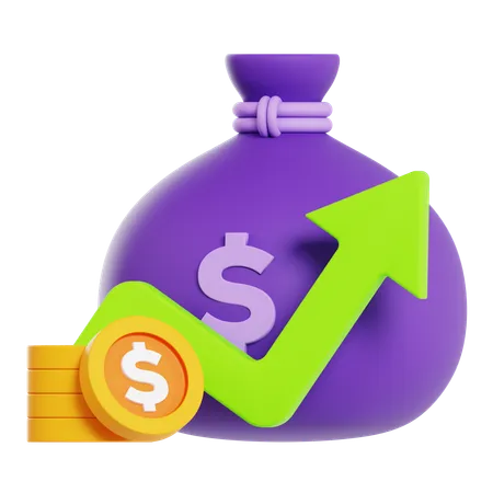 Profit  3D Icon