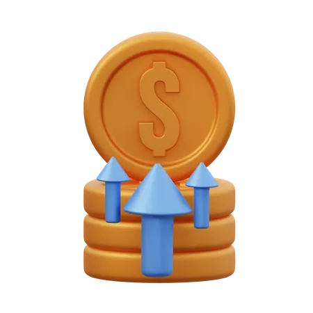 Profit  3D Icon