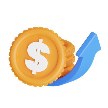 Profit  3D Icon