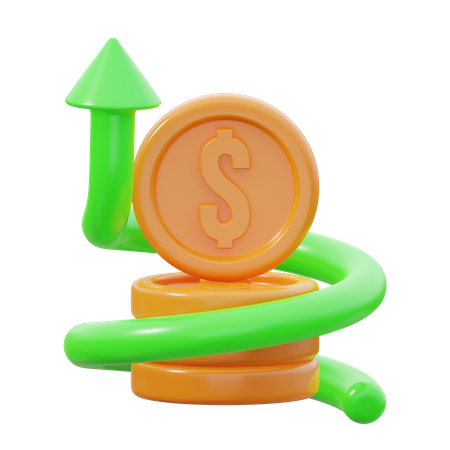 Profit  3D Icon