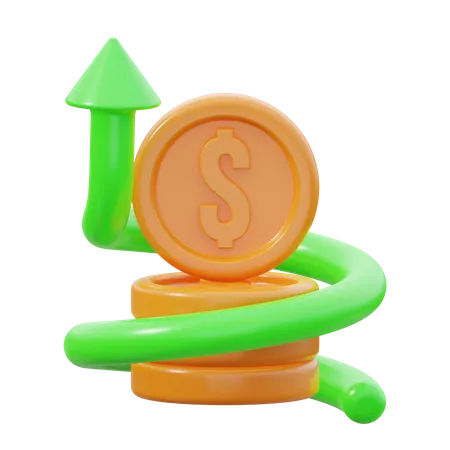 Profit  3D Icon