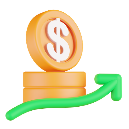 Profit  3D Icon