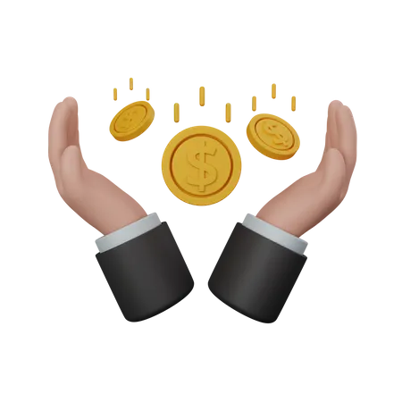 3 D Rendering Profit Isolated Useful For Business Currency Economy And Finance Design Illustration 3D Icon