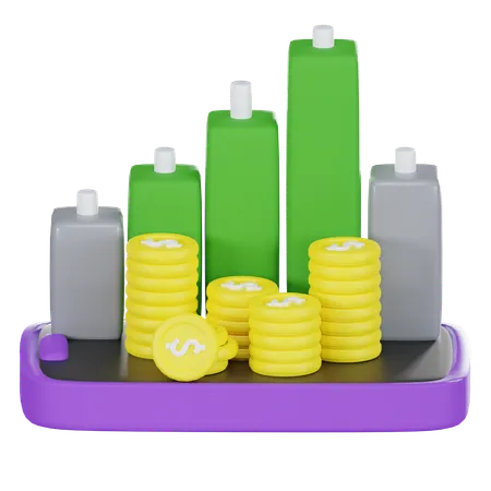 Profit Analysis  3D Icon