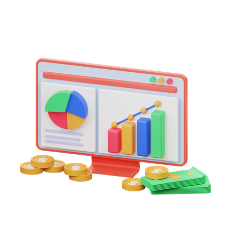 Profit Analysis  3D Illustration