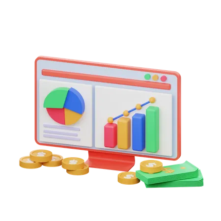 Profit Analysis  3D Illustration