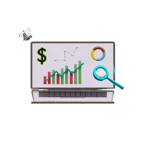 Profit Analysis  3D Icon