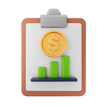 Profit Chart  3D Icon