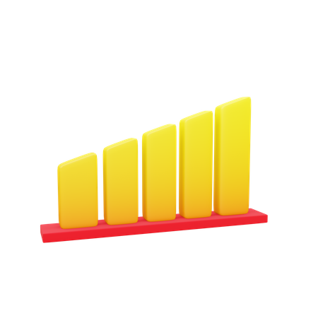 Profit Chart  3D Icon