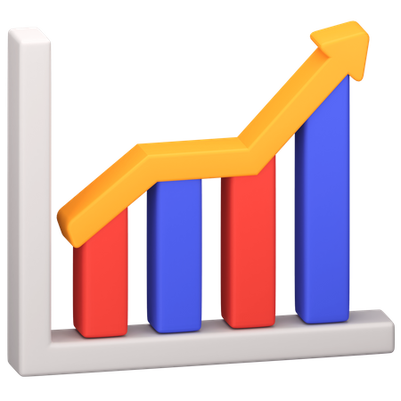 Profit Chart  3D Icon