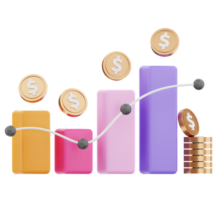 Profit Chart  3D Icon