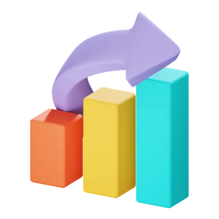 Profit Chart  3D Icon