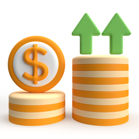 Profit Growth  3D Icon