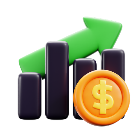 Profit Growth  3D Icon