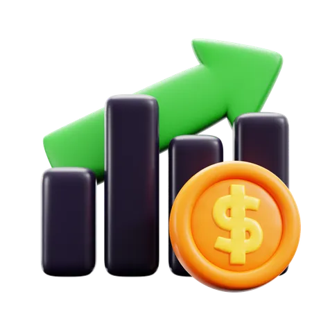 Profit Growth  3D Icon