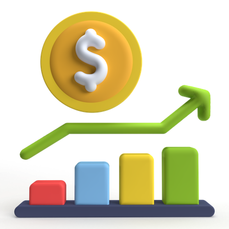 Profit Growth  3D Icon