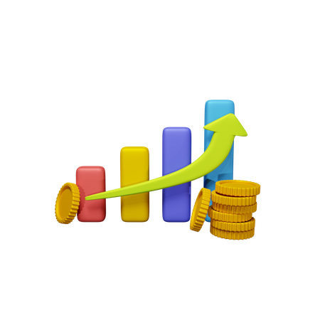 Profit Growth  3D Icon