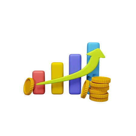 Profit Growth  3D Icon