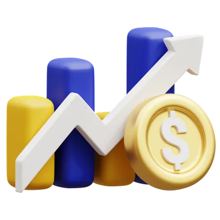 Profit Growth  3D Icon