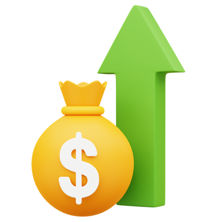 Profit Growth  3D Icon