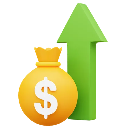 Profit Growth  3D Icon