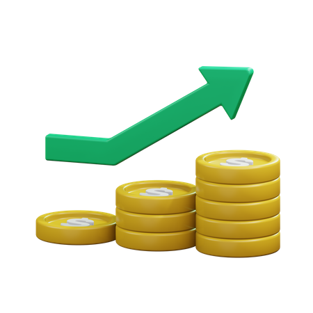 Profit Growth  3D Icon