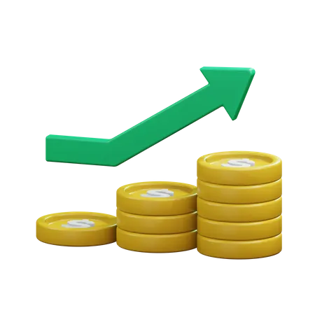 Profit Growth  3D Icon